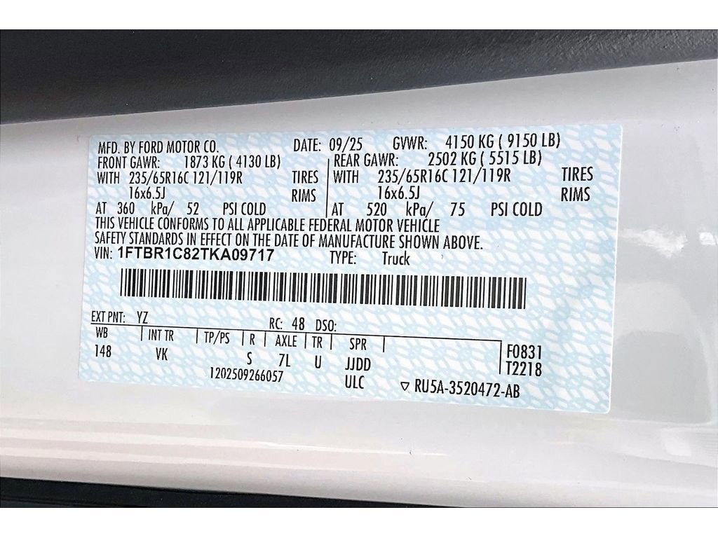 New 2026 Ford Transit 250 148 Medium Roof w/ Load Area Protection Package image 42