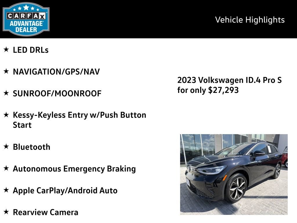 Used 2023 Volkswagen ID.4 Pro S AWD/4WD image 4