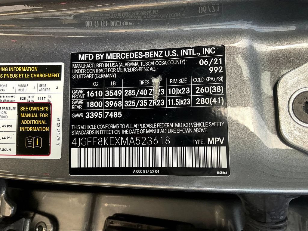 Used 2021 Mercedes-Benz GLS 63 AMG 4MATIC image 17