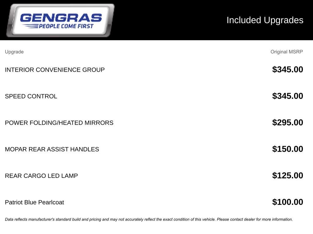 Used 2020 RAM ProMaster 1500 w/ Interior Convenience Group FWD image 5