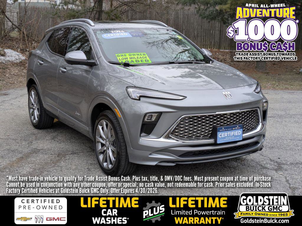 Certified 2026 Buick Encore GX Avenir w/ Avenir Technology Package image 1