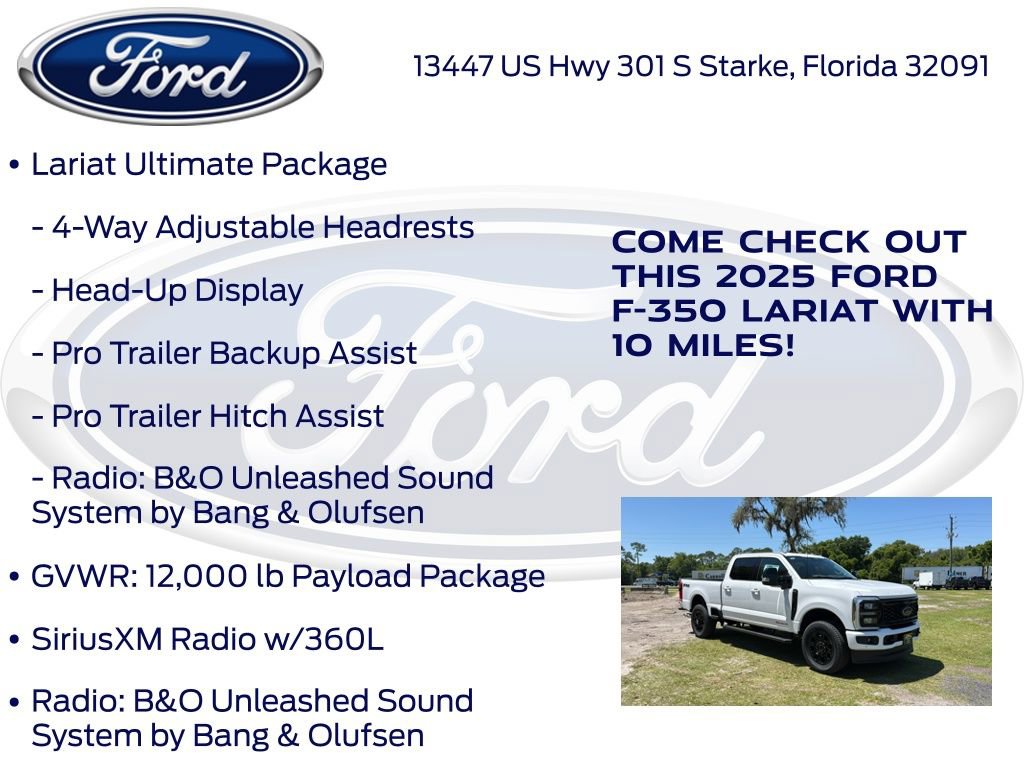New 2025 Ford F350 Lariat w/ Lariat Ultimate Package image 30