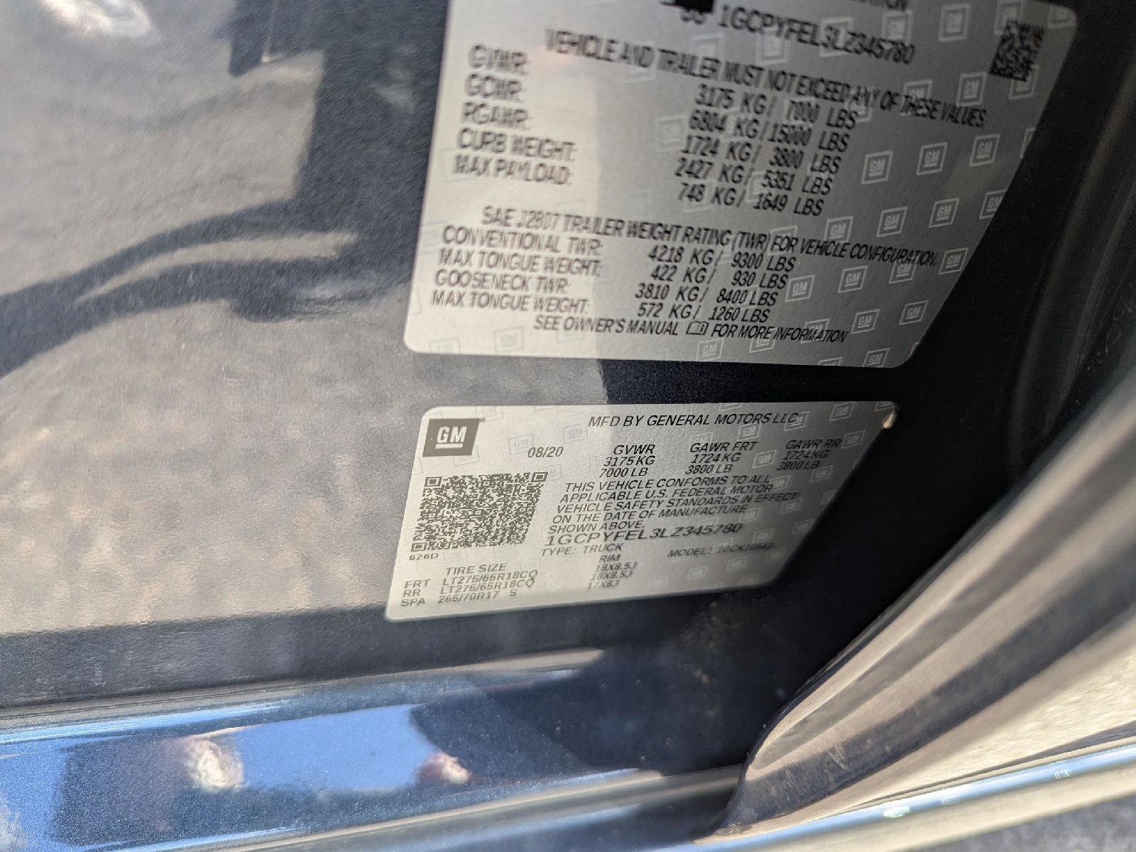 Used 2020 Chevrolet Silverado 1500 LT Trail Boss image 33