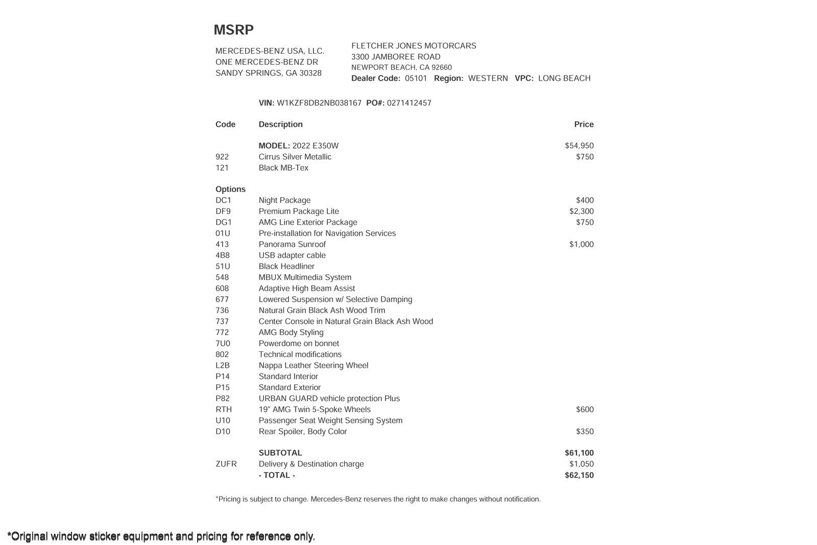 Used 2022 Mercedes-Benz E 350 Sedan image 2