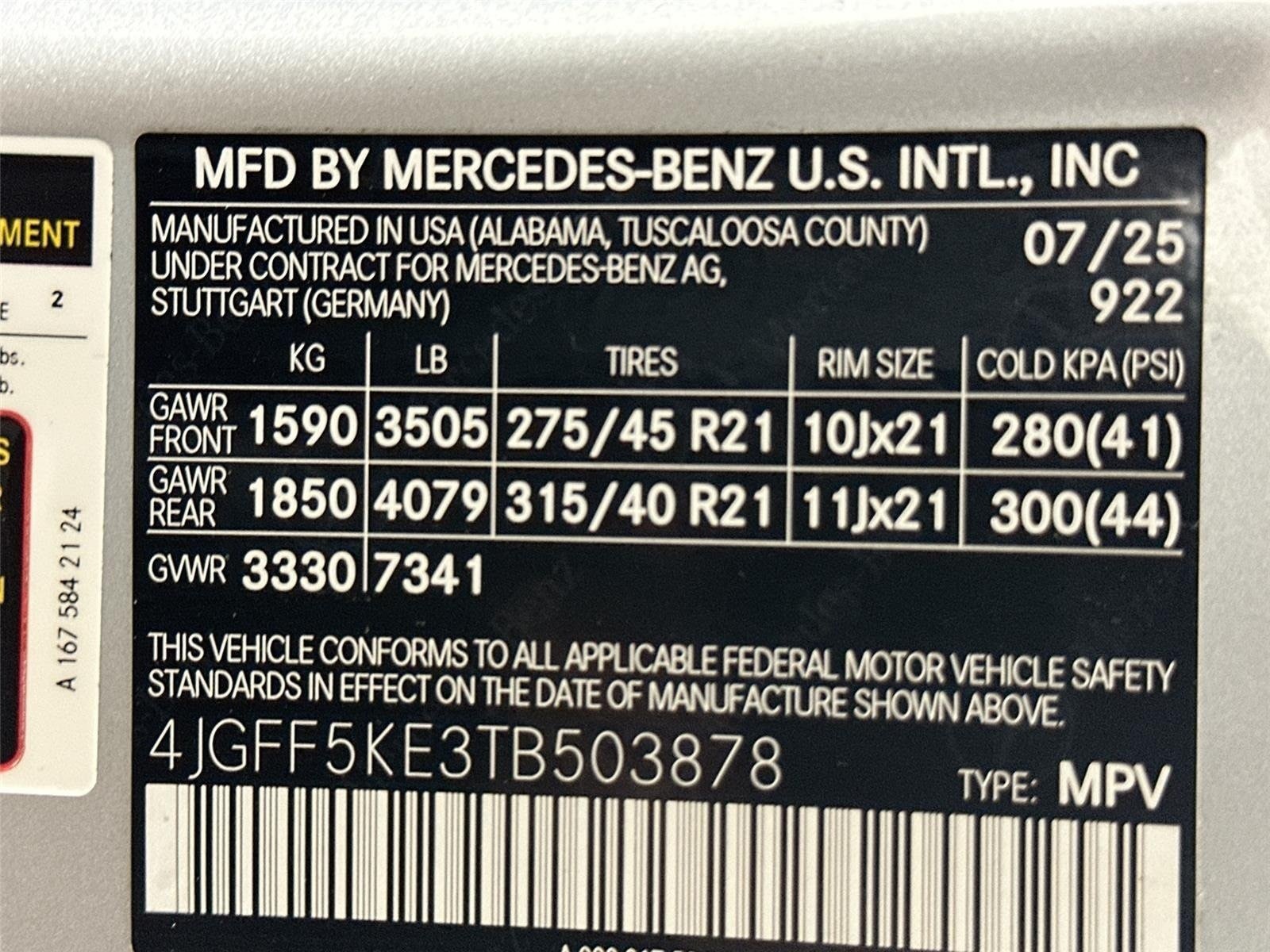 Certified 2026 Mercedes-Benz GLS 450 4MATIC w/ AMG Line Exterior image 6