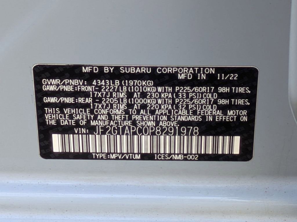 Used 2023 Subaru Crosstrek 2.0i Premium image 26