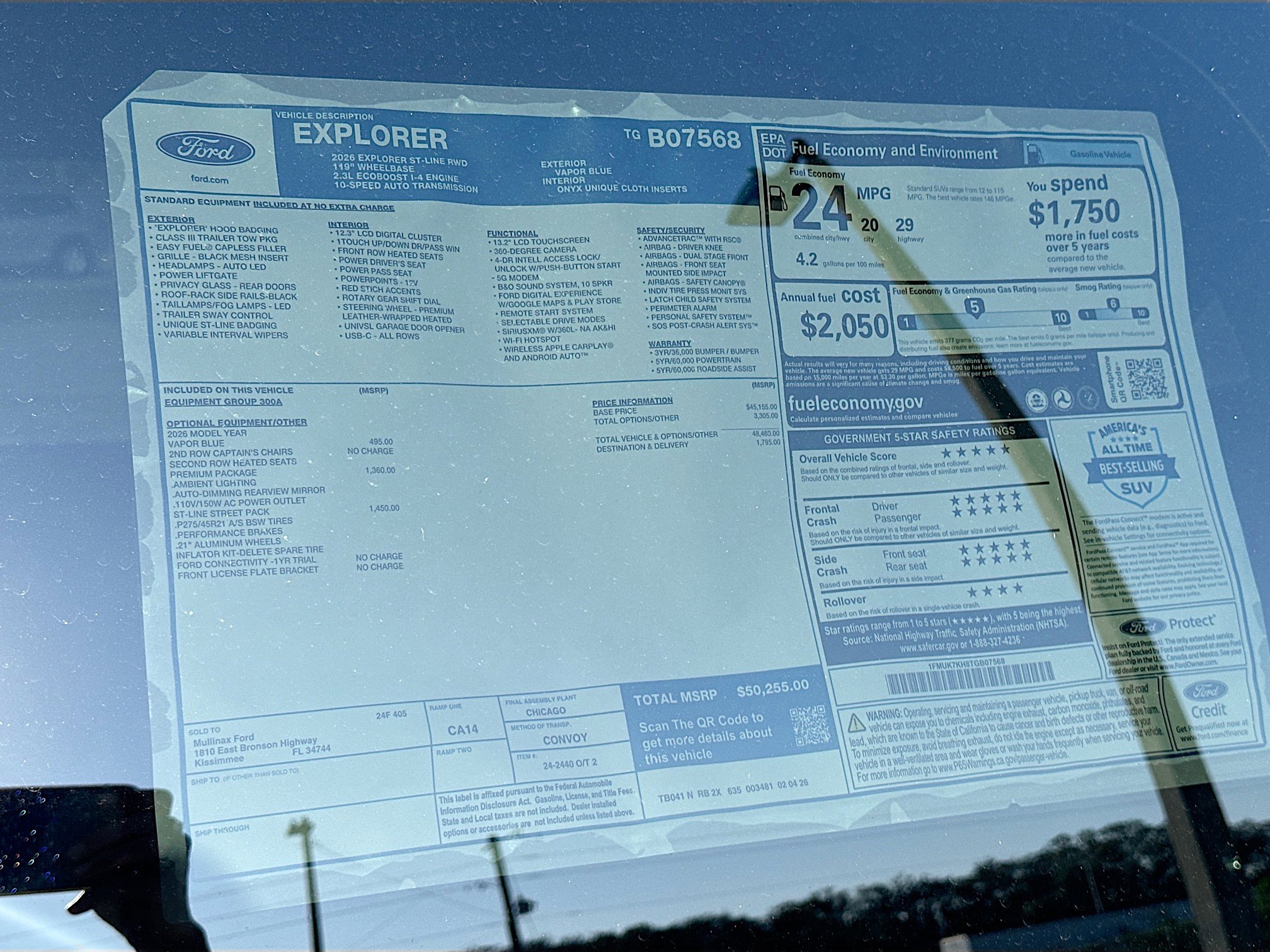 New 2026 Ford Explorer ST-Line w/ ST-Line Street Pack image 19