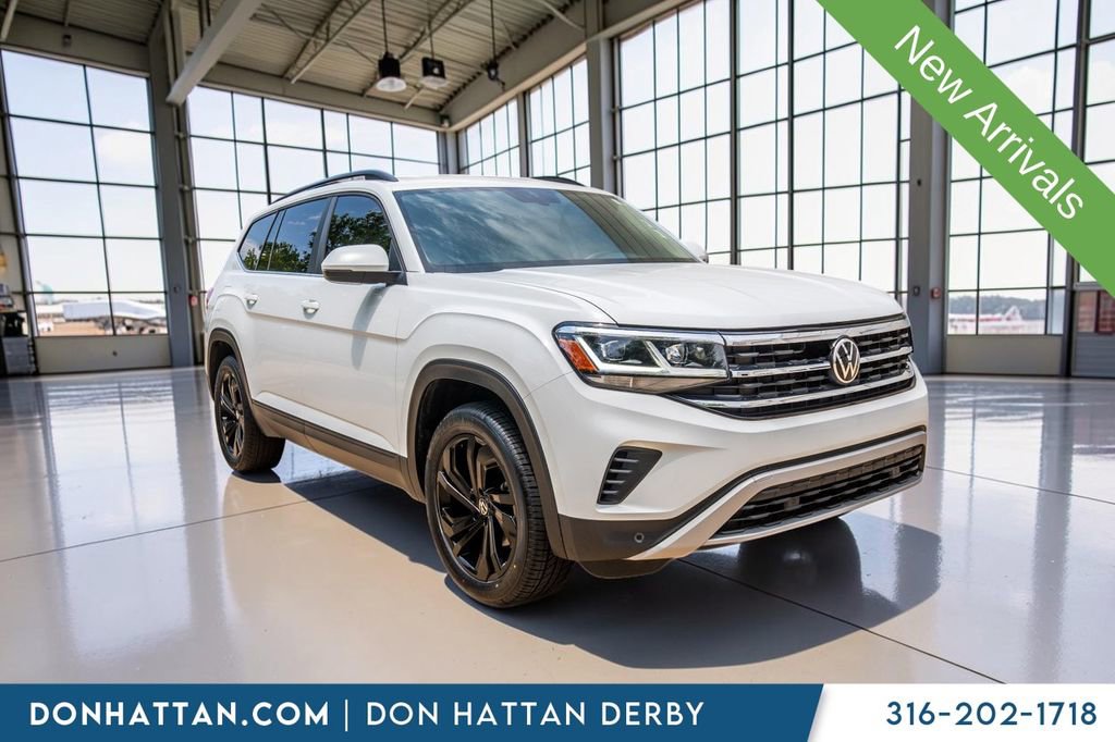 Used 2022 Volkswagen Atlas SE w/ Black Wheel Package AWD/4WD image 42