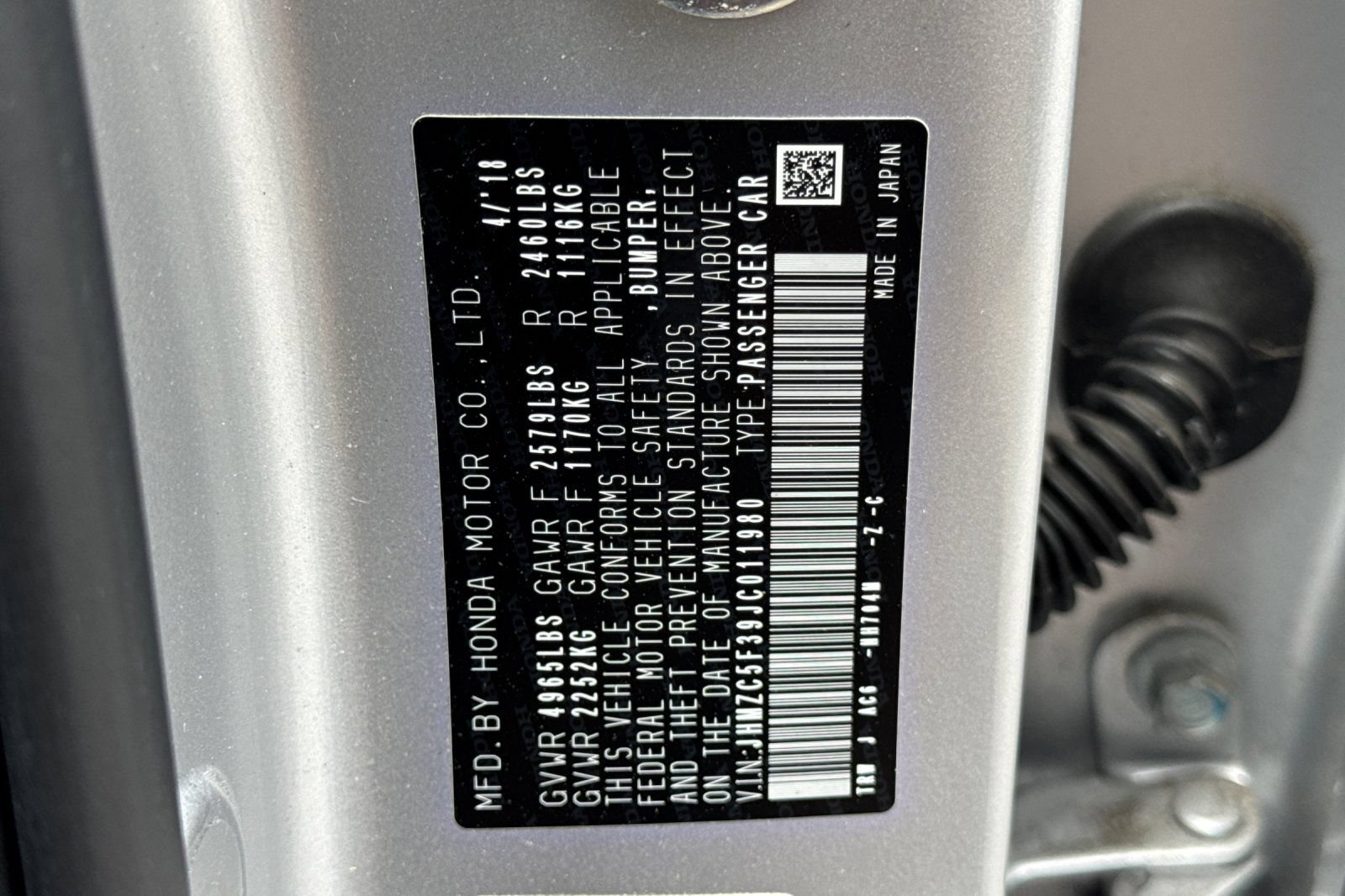 Used 2018 Honda Clarity Touring image 33