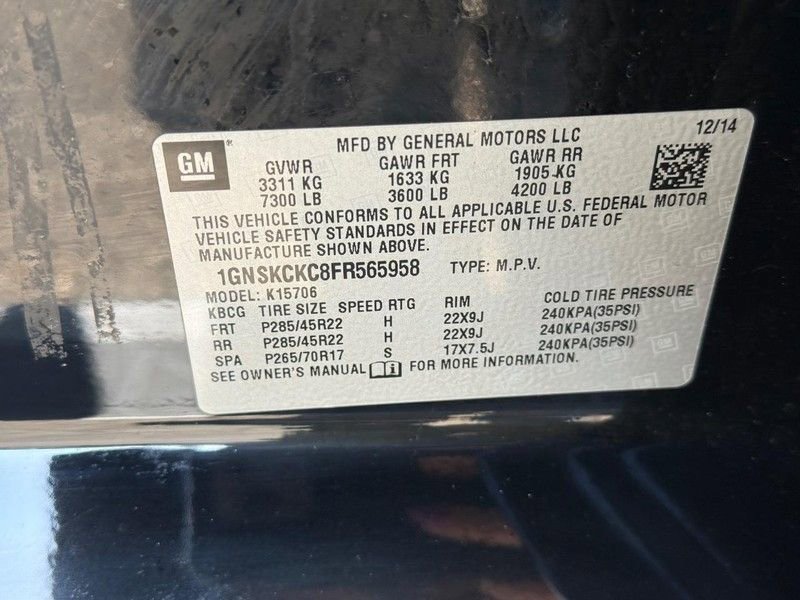 Used 2015 Chevrolet Tahoe LTZ AWD/4WD image 32