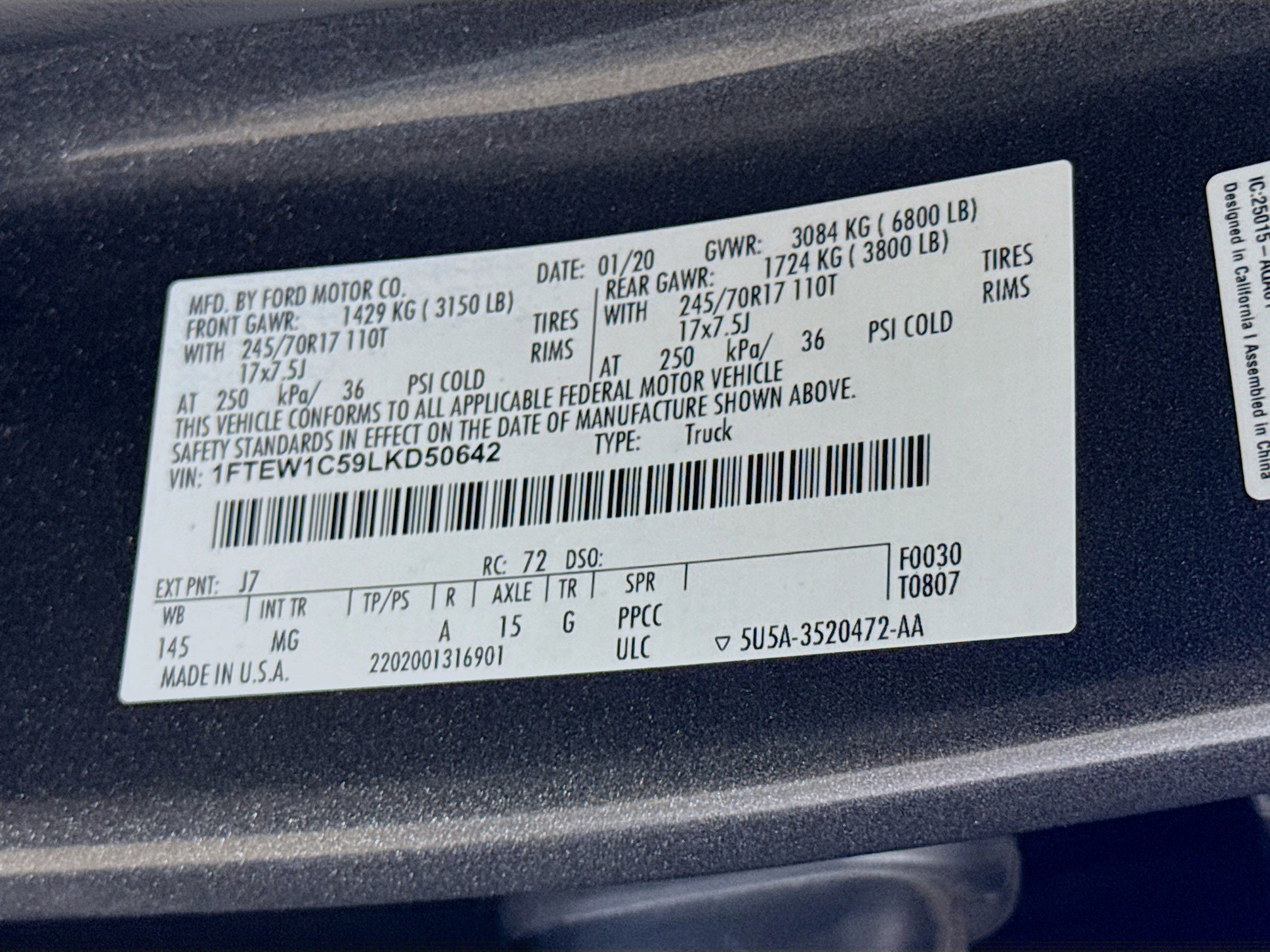 Used 2020 Ford F150 XLT image 30