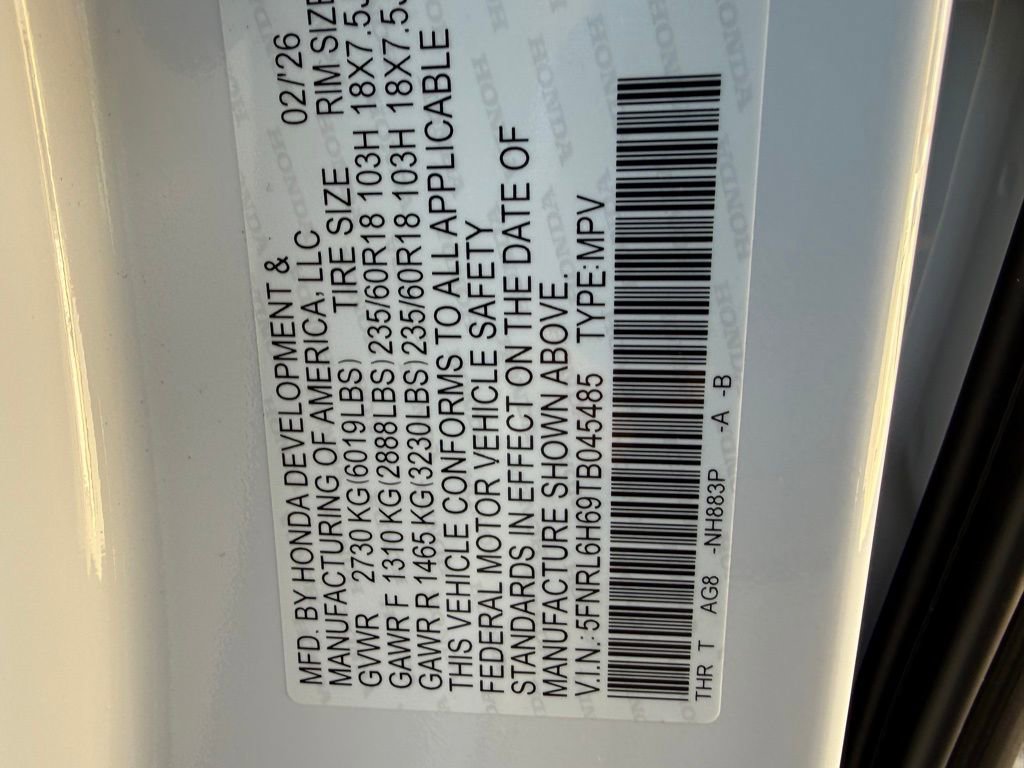 New 2026 Honda Odyssey EX-L image 28