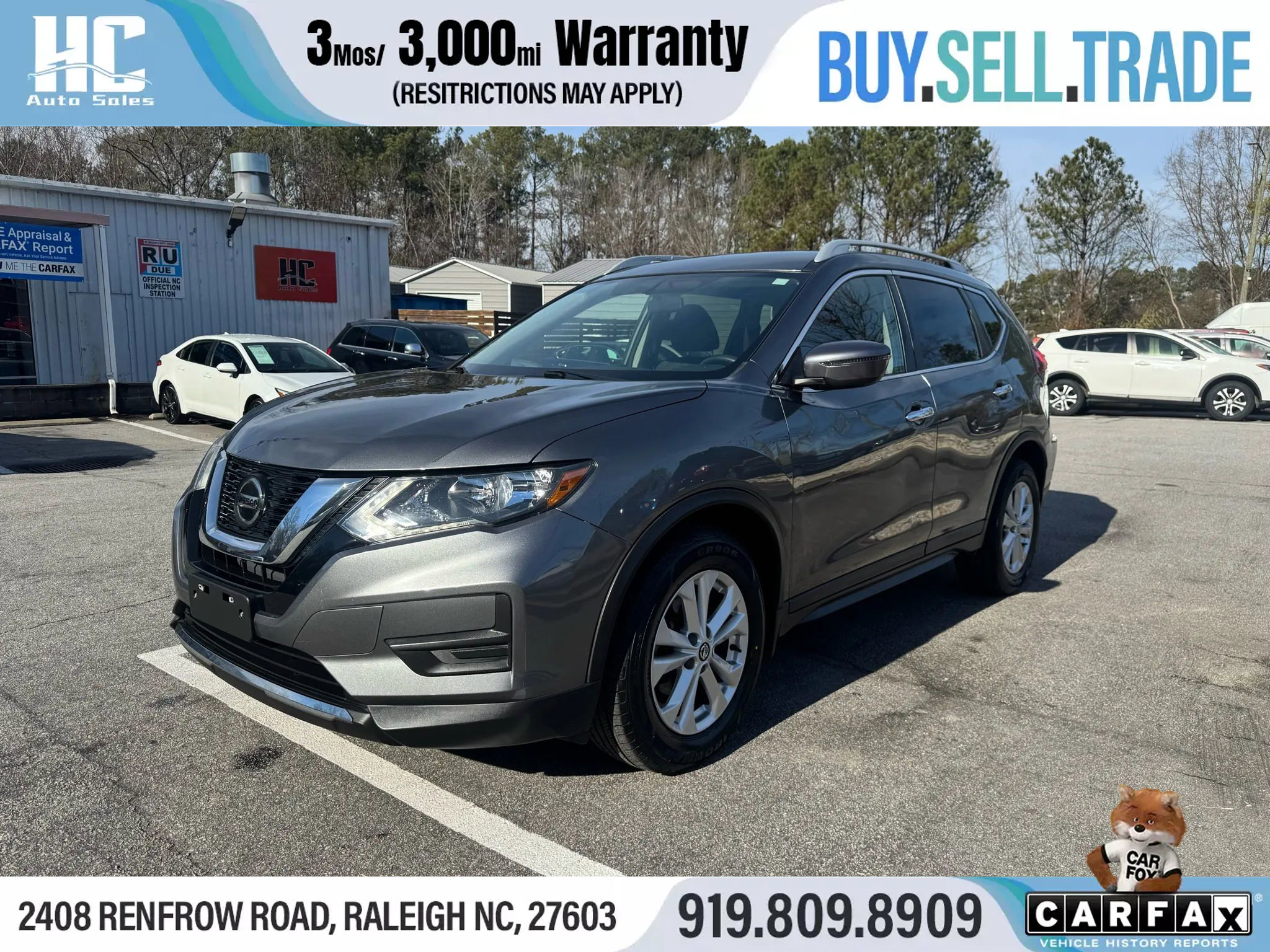 Used 2018 Nissan Rogue S w/ S Value Package
