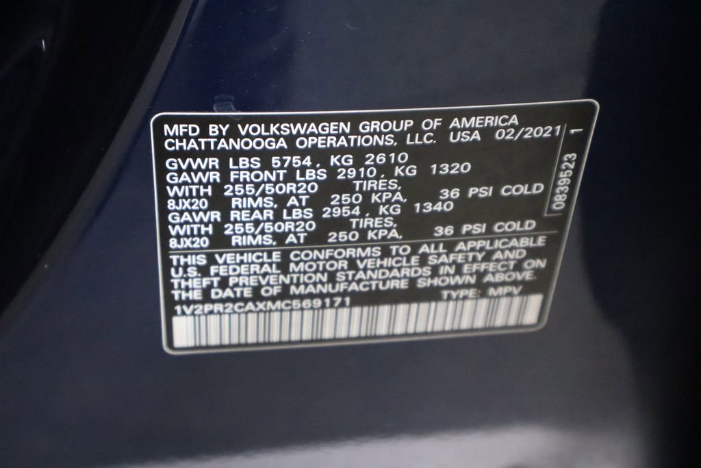 Used 2021 Volkswagen Atlas SE image 40