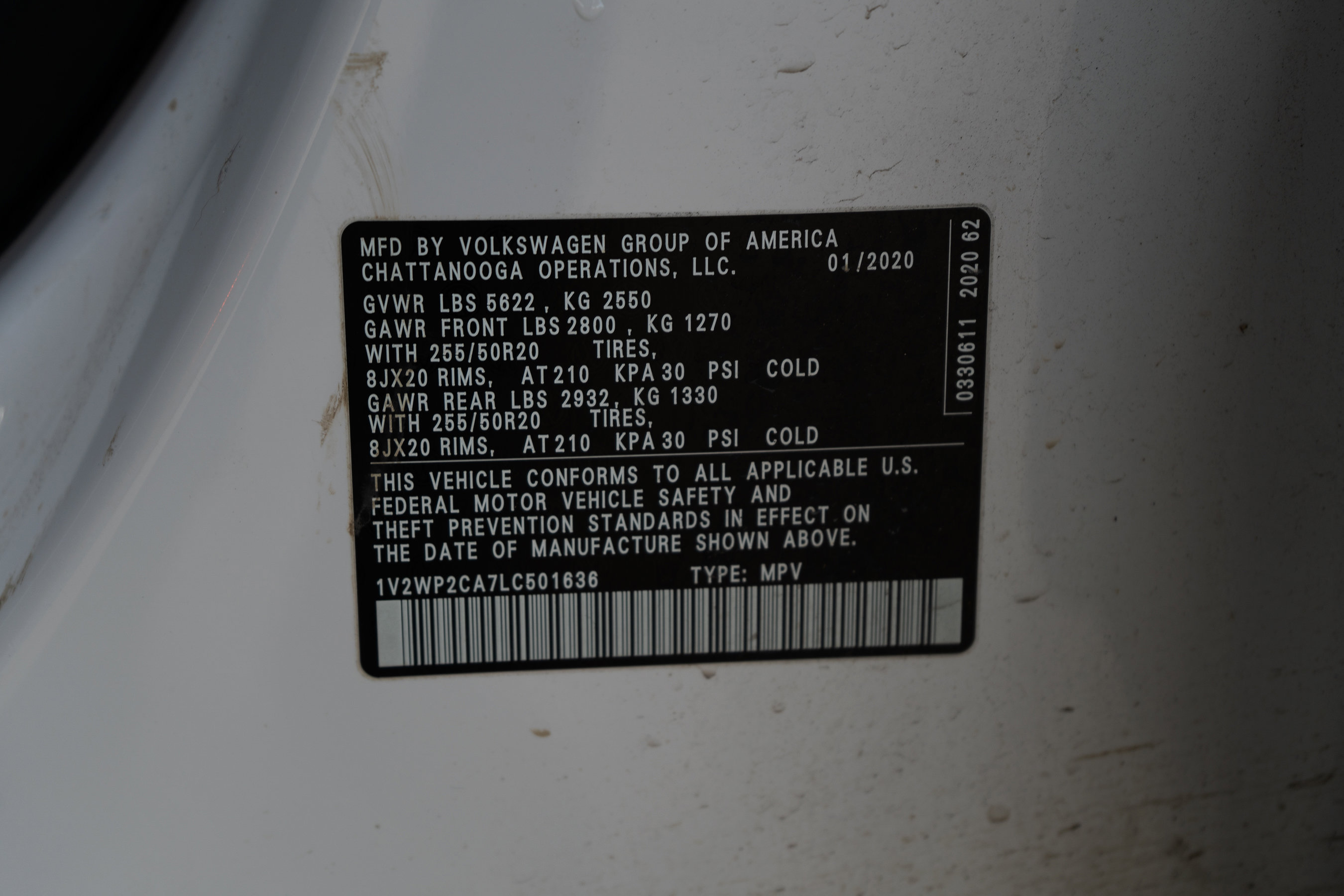 Used 2020 Volkswagen Atlas SE image 45