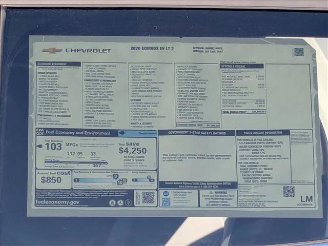 New 2026 Chevrolet Equinox EV LT w/ LPO, All-Weather Mat Package image 18