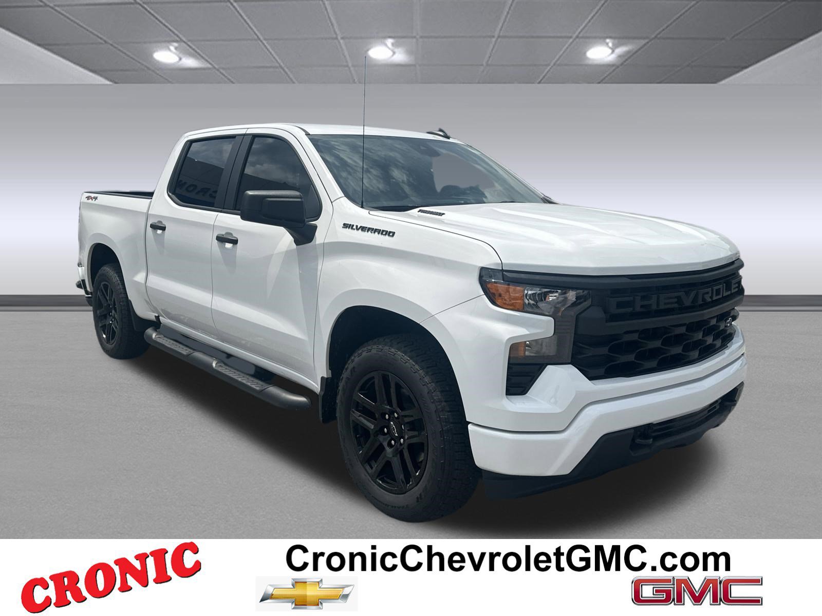 Used 2026 Chevrolet Silverado 1500 Custom w/ Turbomax Blackout Package AWD/4WD image 1