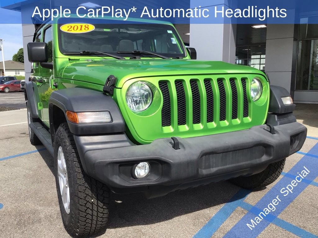 Used 2018 Jeep Wrangler Unlimited Sport S AWD/4WD image 4