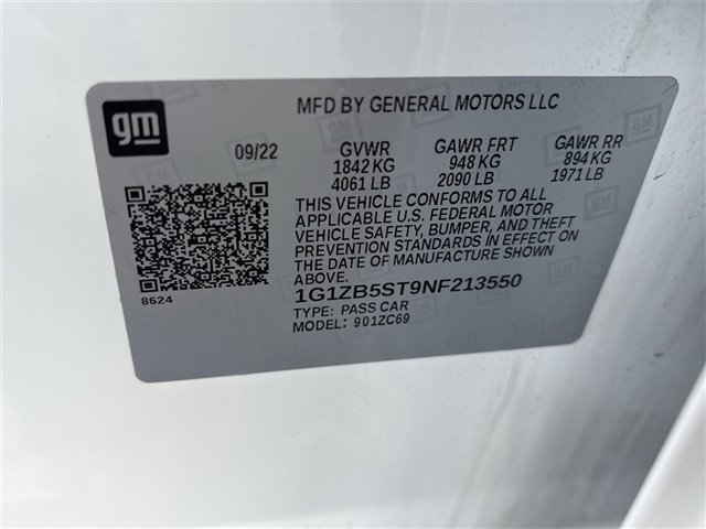 Certified 2022 Chevrolet Malibu LS w/ LPO, Convenience Package 1 image 32