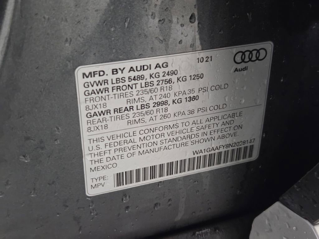 Used 2022 Audi Q5 2.0T Premium w/ Convenience Package image 25