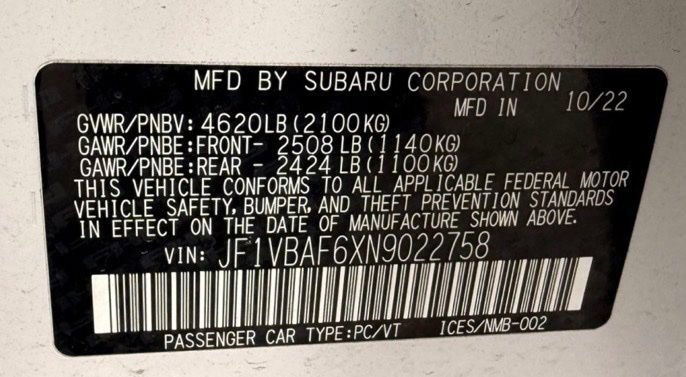 Used 2022 Subaru WRX Premium AWD/4WD image 38