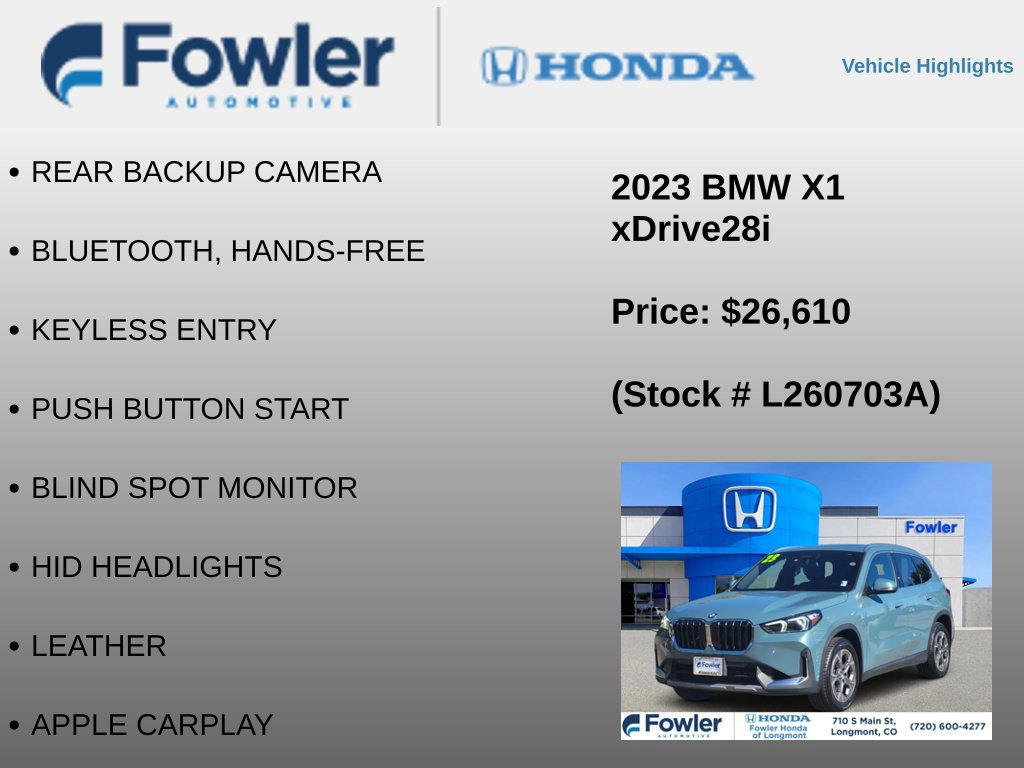 Used 2023 BMW X1 xDrive28i AWD/4WD image 4