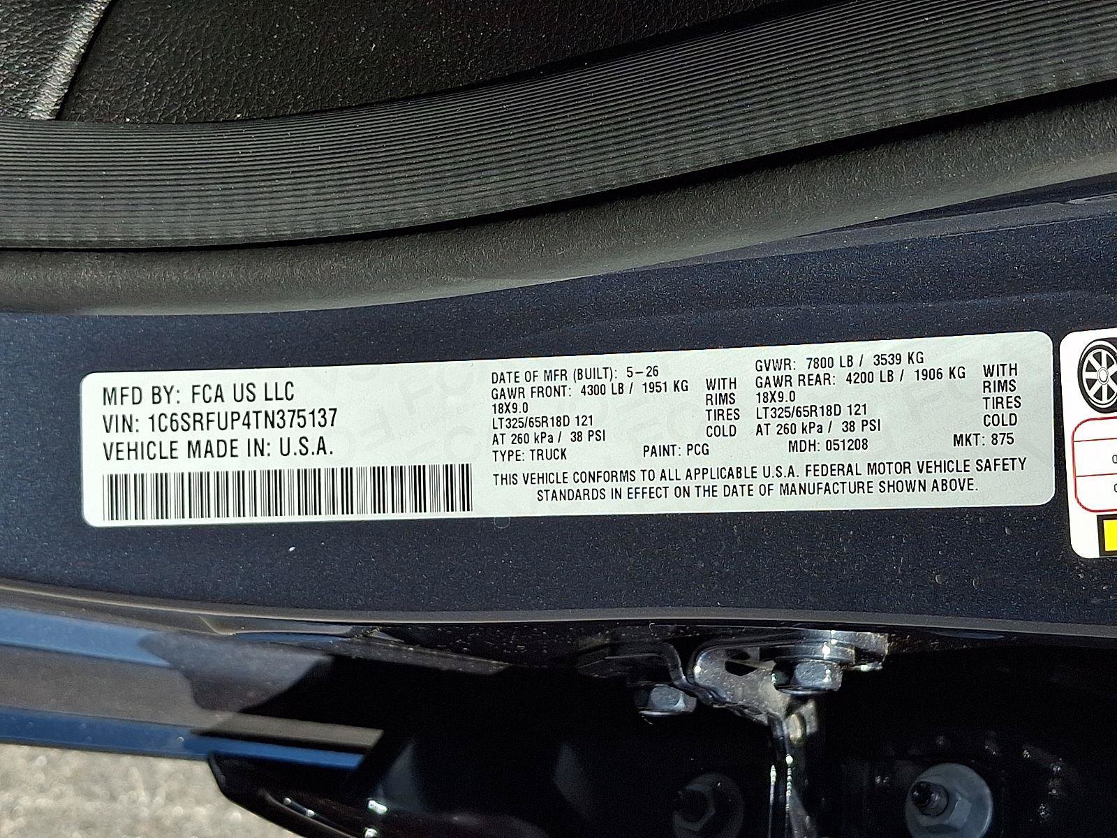 New 2026 RAM 1500 RHO AWD/4WD image 17