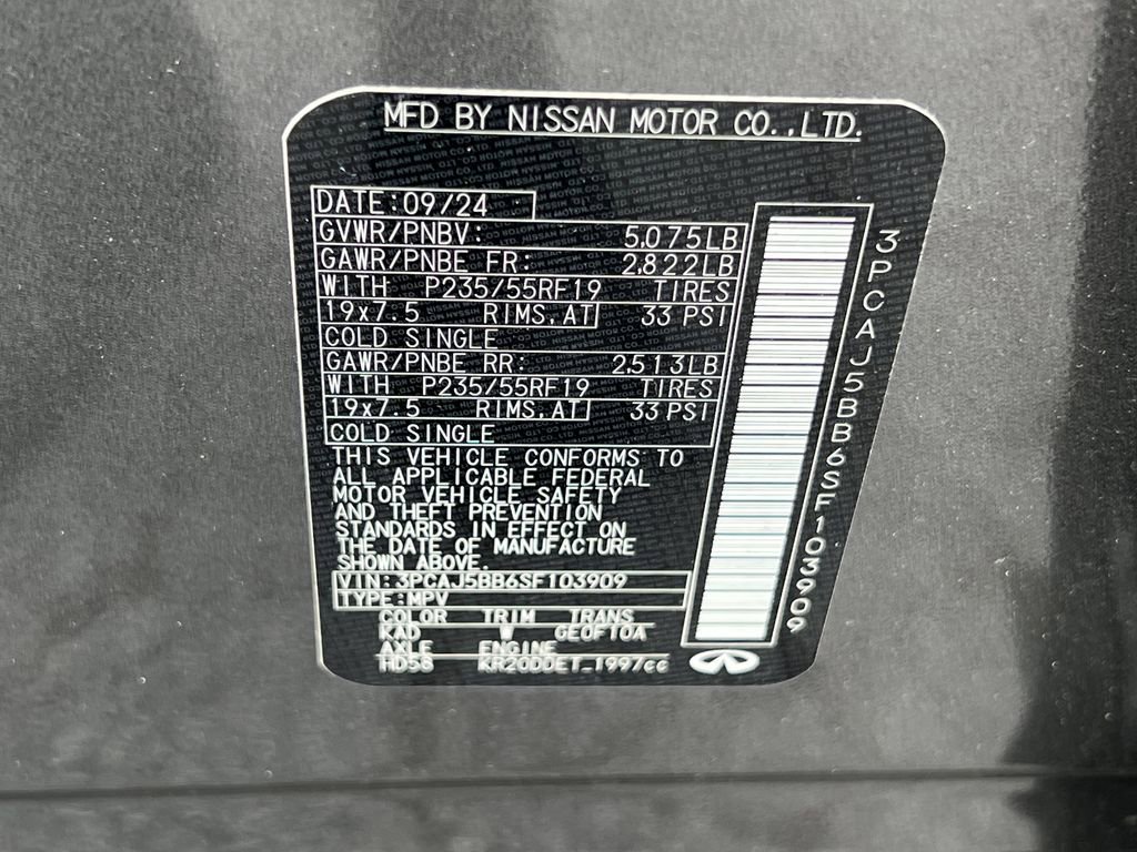 Certified 2025 INFINITI QX50 Luxe image 30