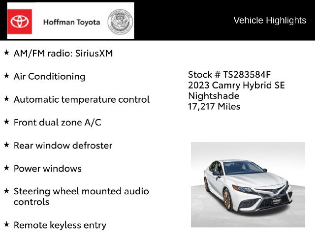 Used 2023 Toyota Camry SE FWD image 15