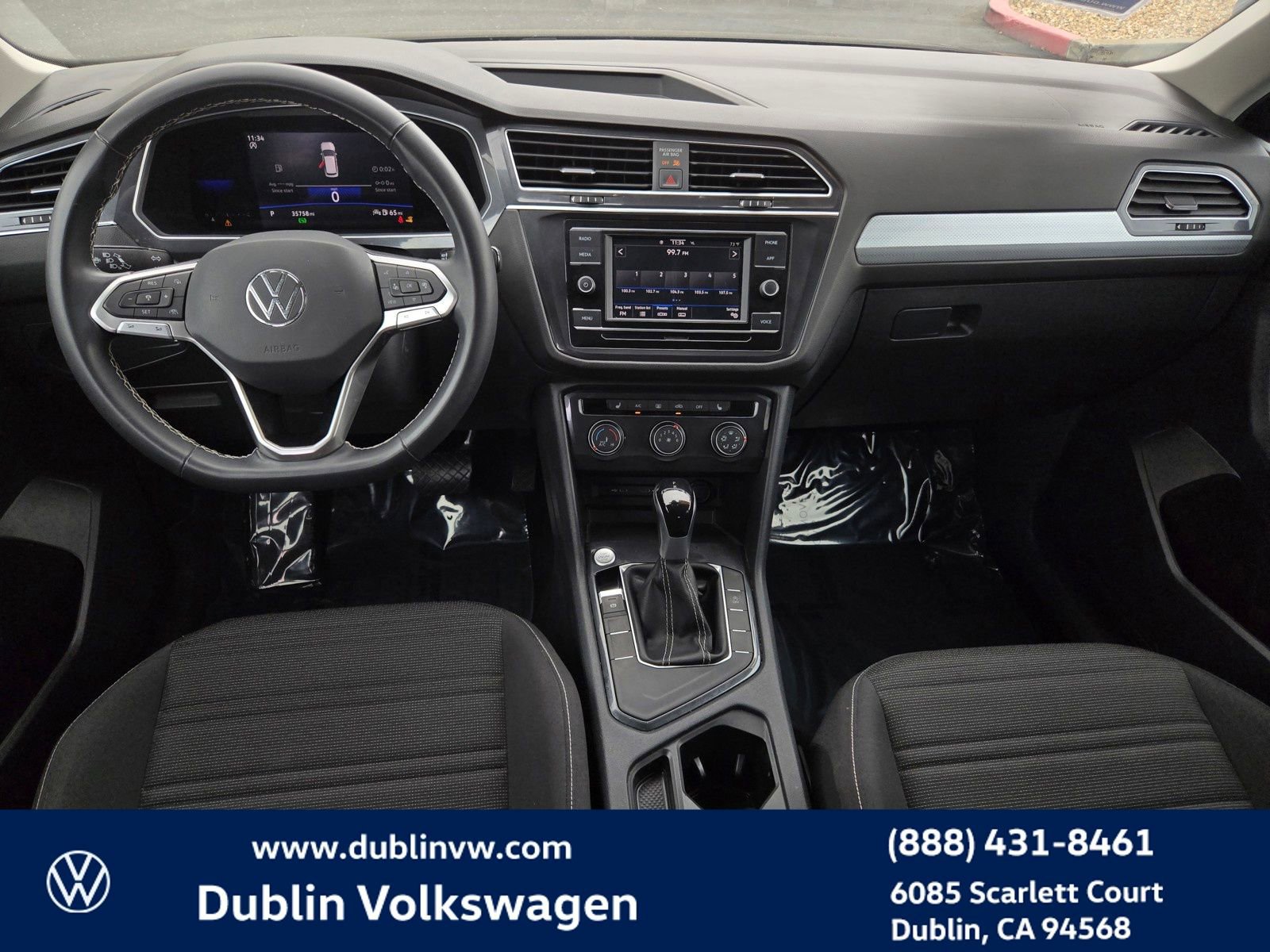 Certified 2023 Volkswagen Tiguan S w/ Driver Assistance Package FWD image 14