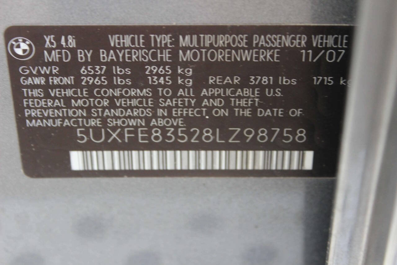 Used 2008 BMW X5 4.8i w/ Sport Pkg AWD/4WD image 11