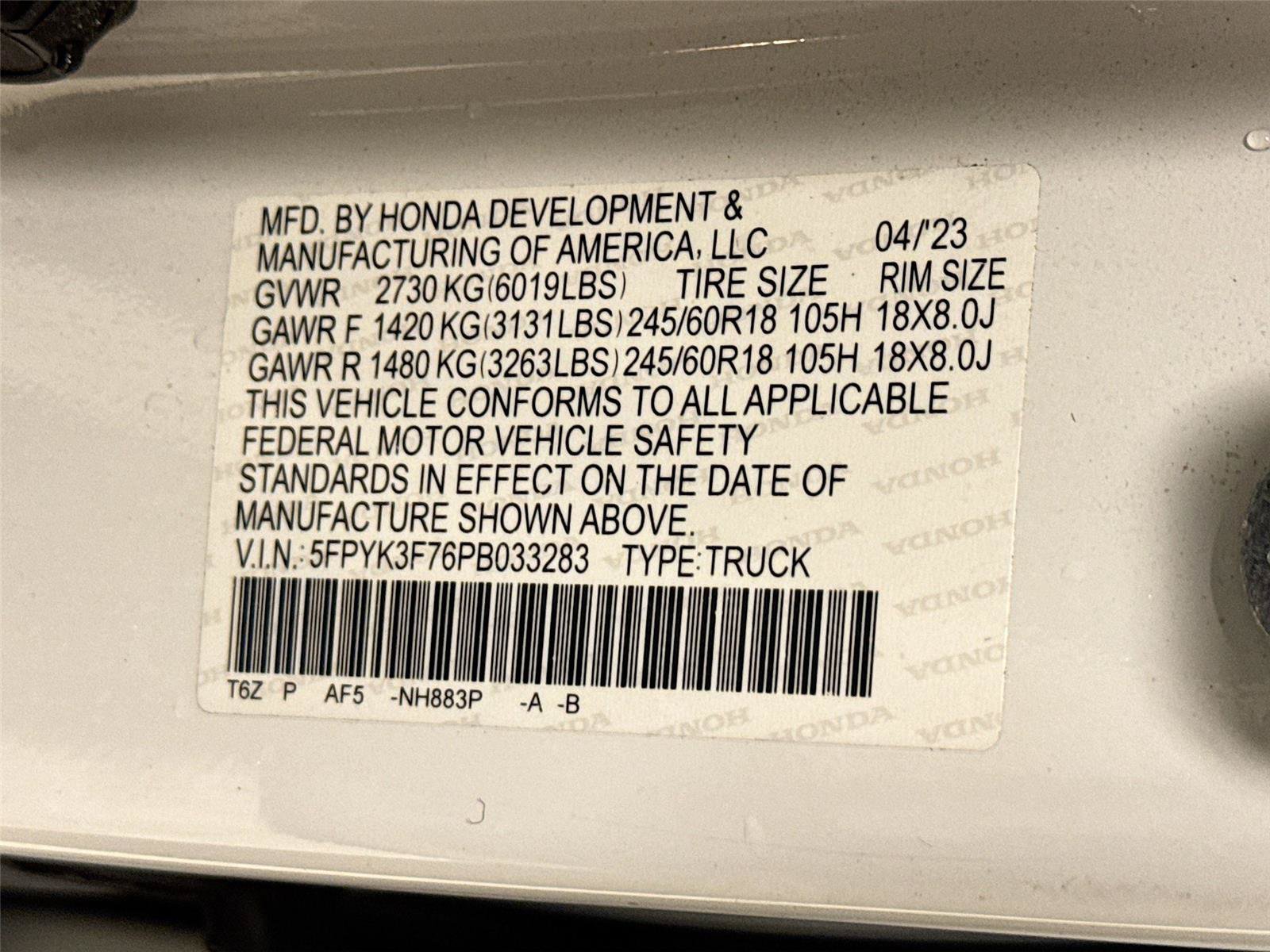Used 2023 Honda Ridgeline RTL-E image 32