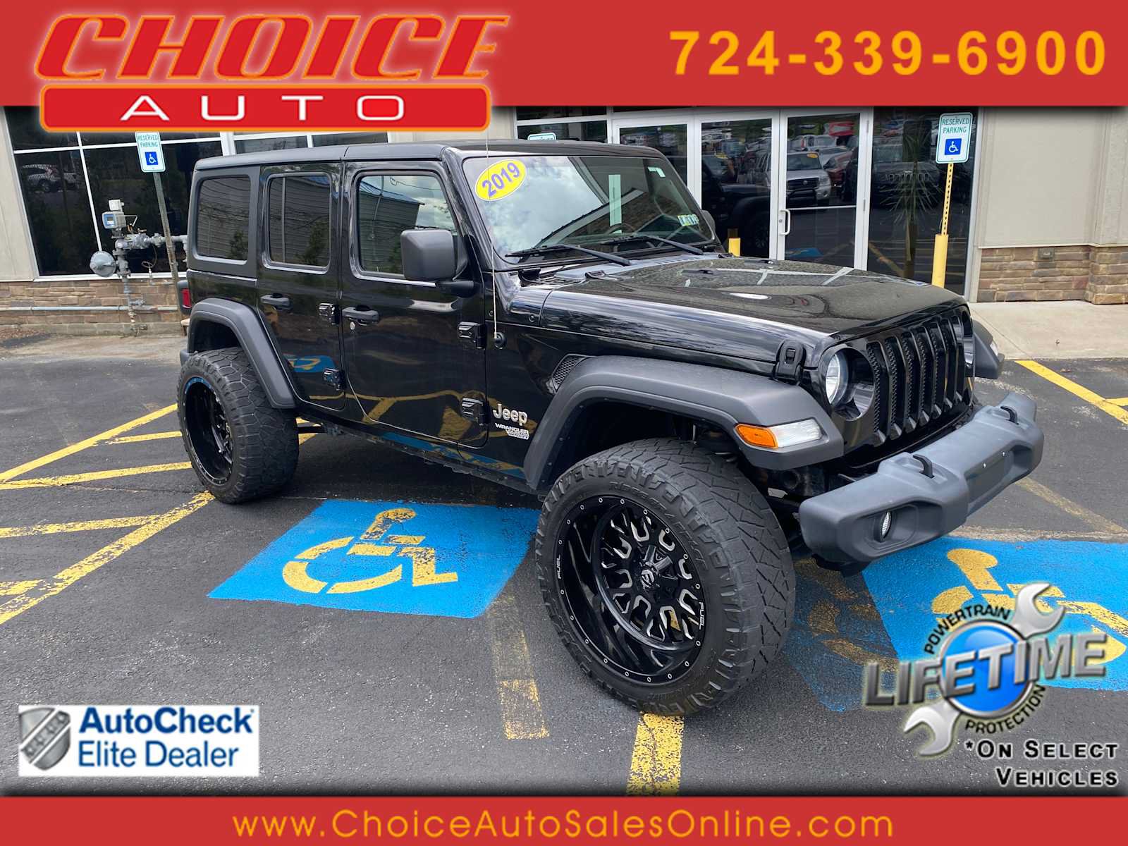 Used 2019 Jeep Wrangler Unlimited Sport S AWD/4WD image 1