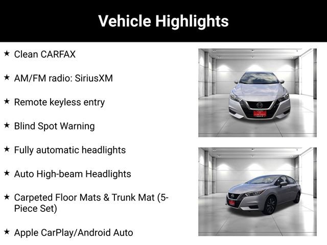 Used 2021 Nissan Versa SV FWD image 2