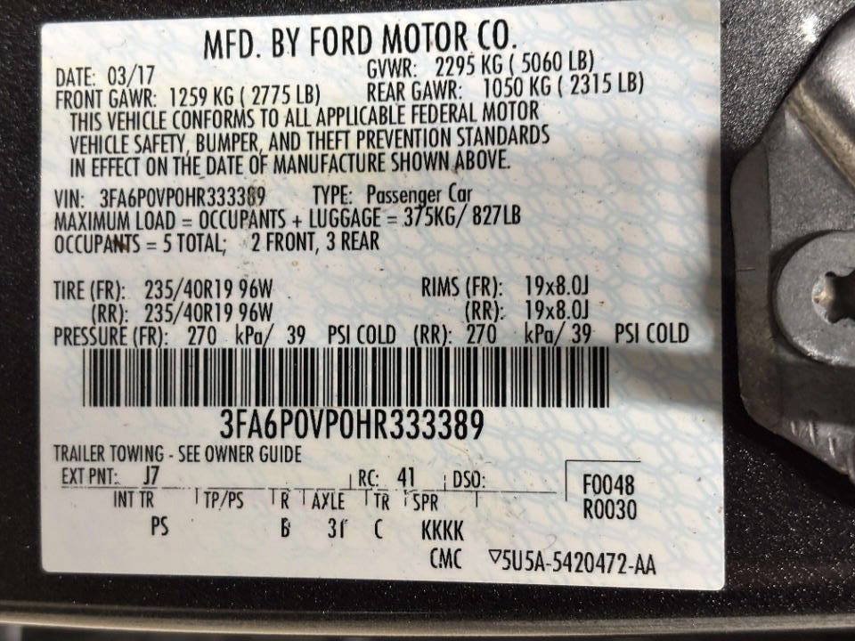 Used 2017 Ford Fusion Sport AWD/4WD image 40