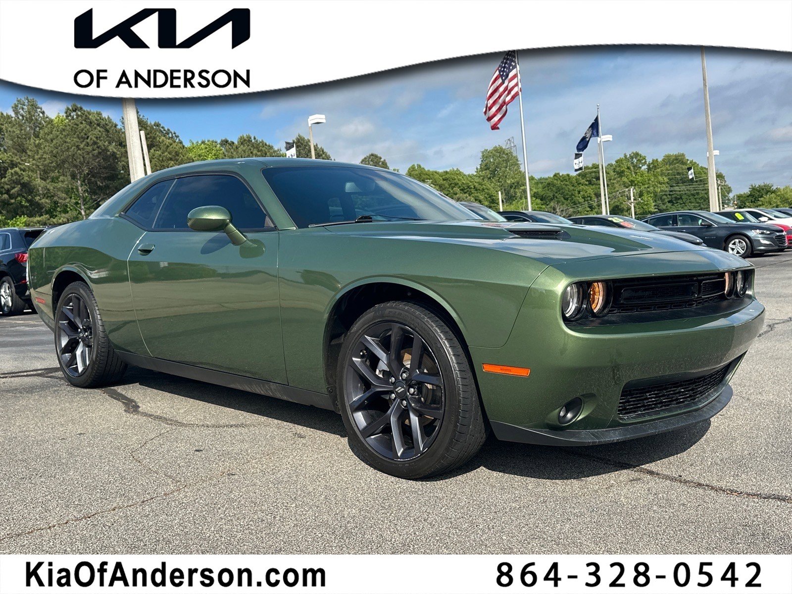 Used 2023 Dodge Challenger SXT w/ Blacktop Package RWD image 1