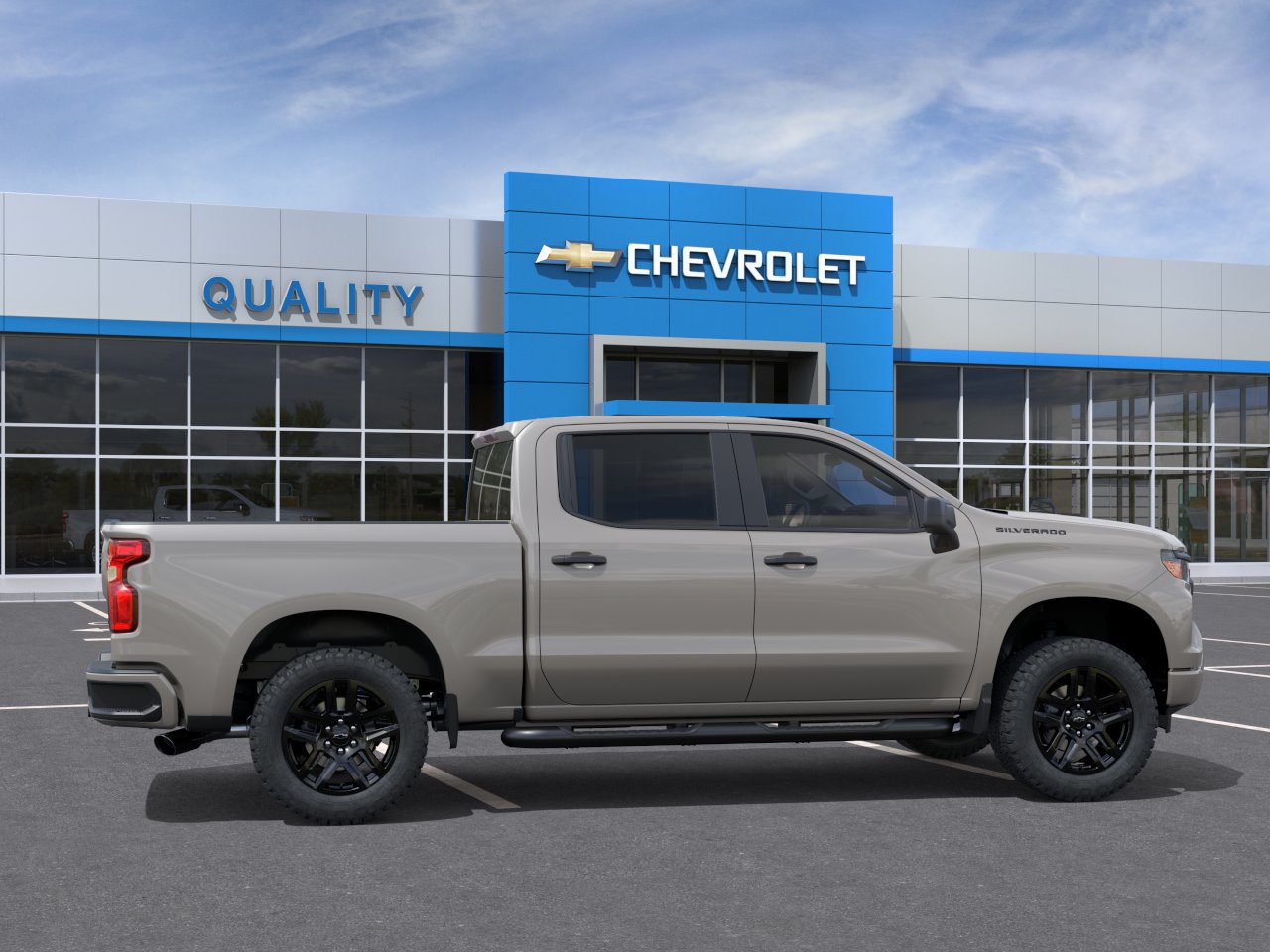 New 2026 Chevrolet Silverado 1500 Custom w/ Turbomax Blackout Package RWD image 5