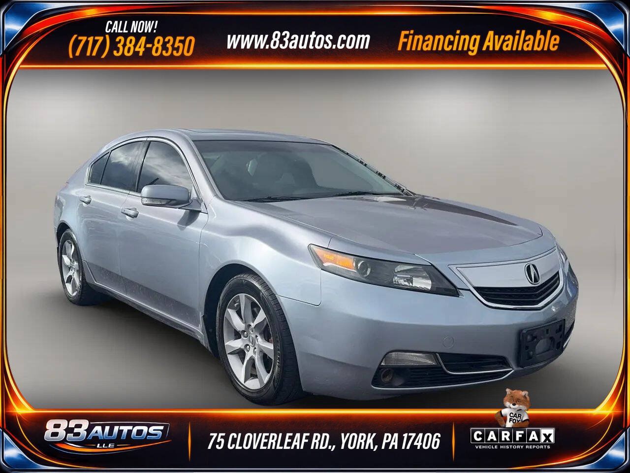 Used 2012 Acura TL w/ Technology Package