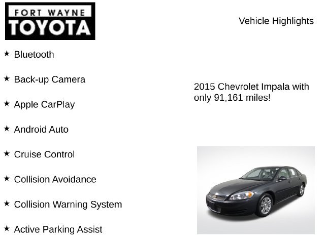 Used 2015 Chevrolet Impala LT FWD image 7