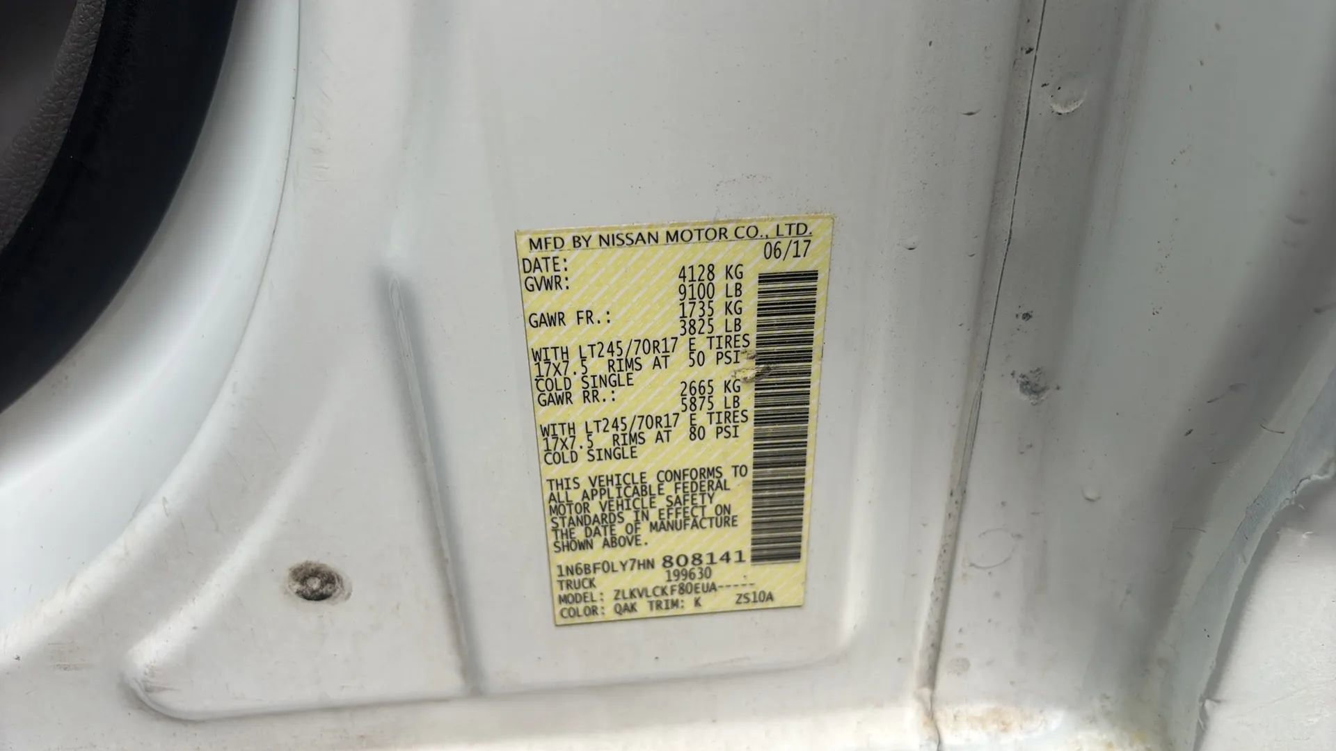 Used 2017 Nissan NV 2500 S w/ Power Basic Package RWD image 23