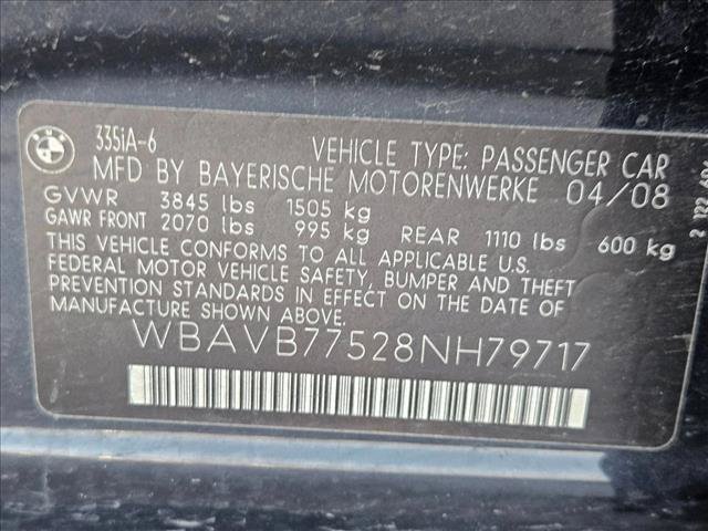Used 2008 BMW 335i Sedan w/ Premium Pkg RWD image 16