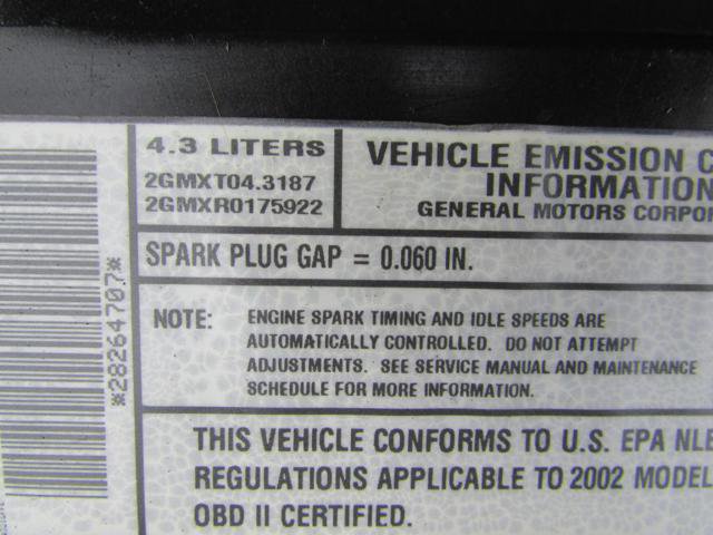 Used 2002 GMC Sonoma SL w/ Marketing Option Pkg image 20