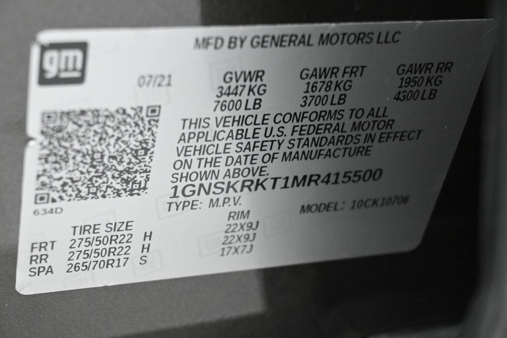 Used 2021 Chevrolet Tahoe RST AWD/4WD image 18
