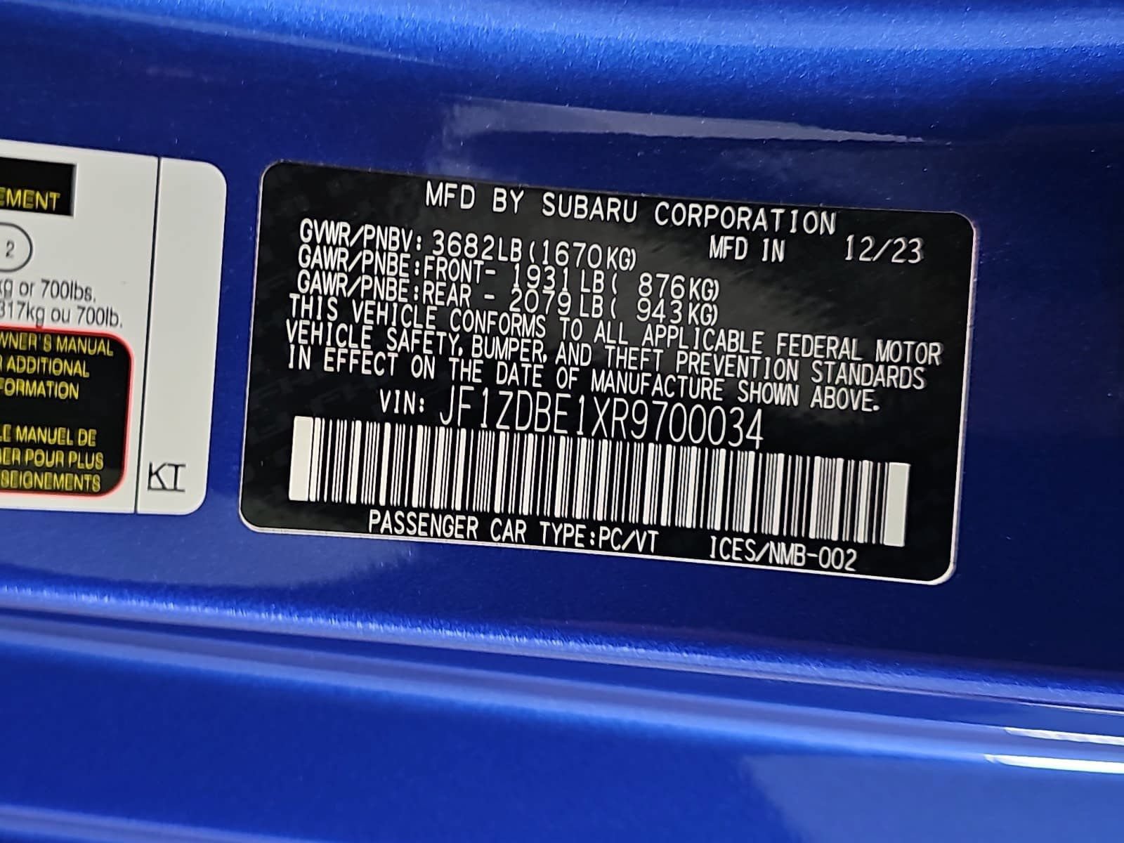 Used 2024 Subaru BRZ Limited RWD image 30