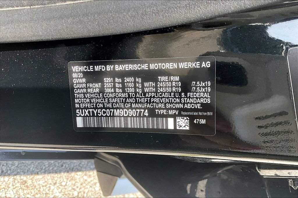 Used 2021 BMW X3 xDrive30i w/ Convenience Package AWD/4WD image 38