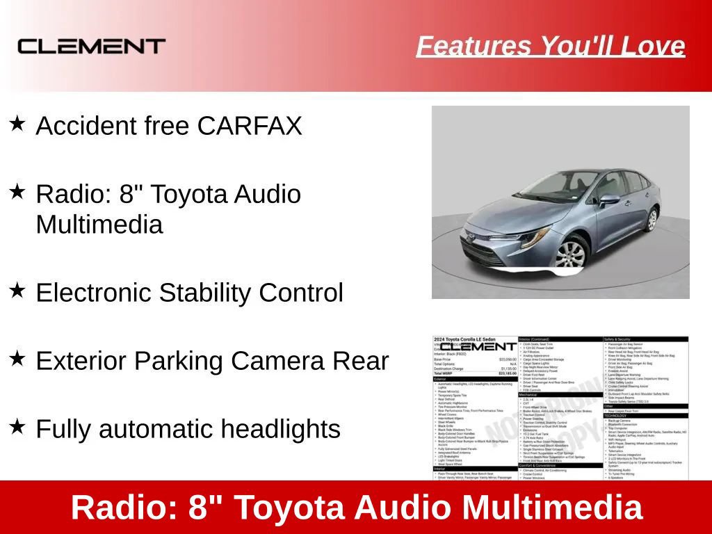 Used 2024 Toyota Corolla LE FWD image 13