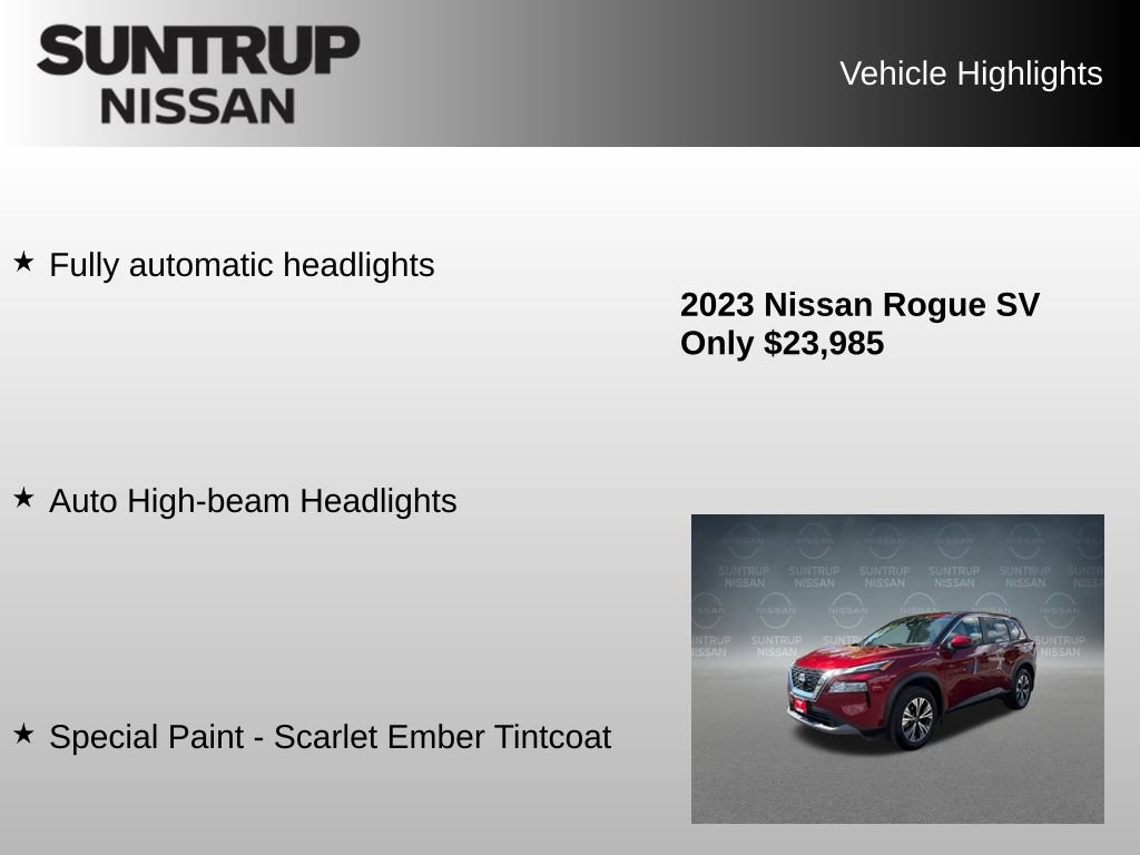 Used 2023 Nissan Rogue SV AWD/4WD image 16