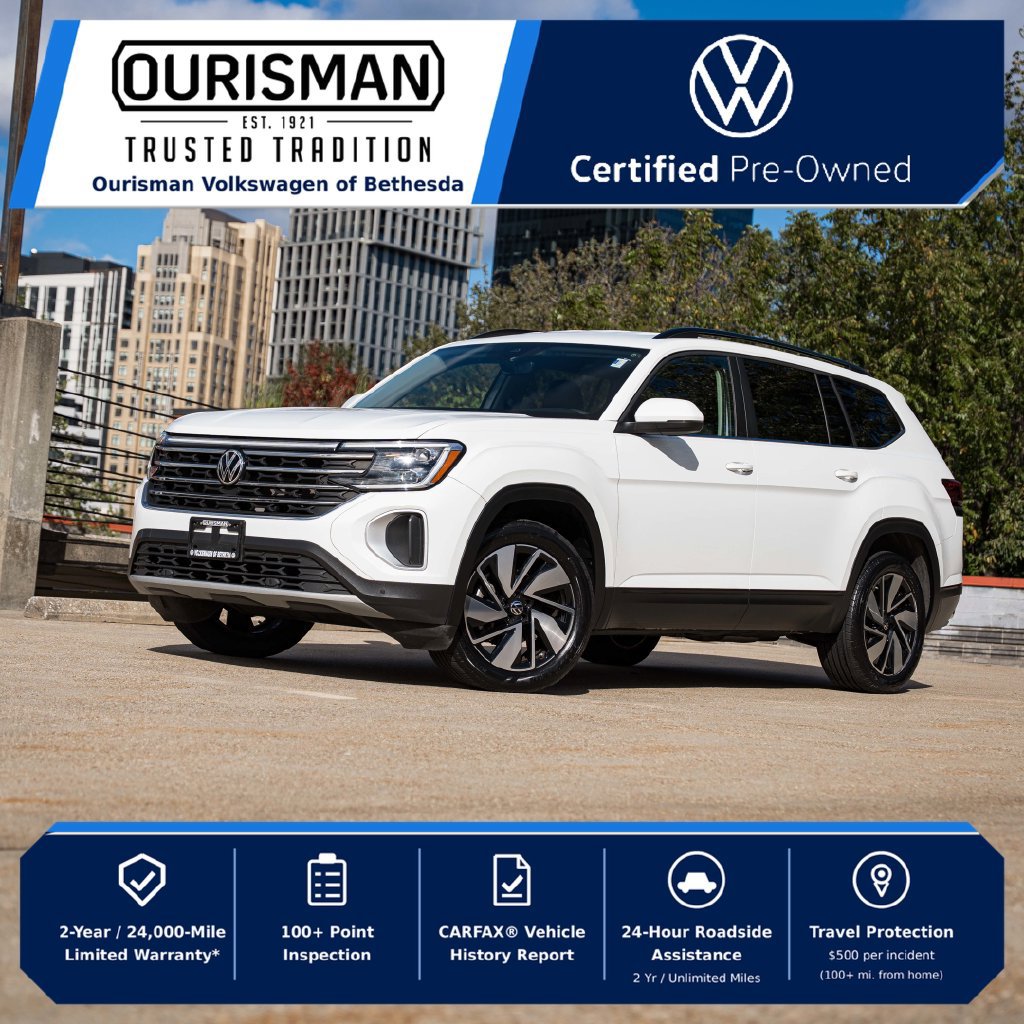 Certified 2024 Volkswagen Atlas SE AWD/4WD image 1