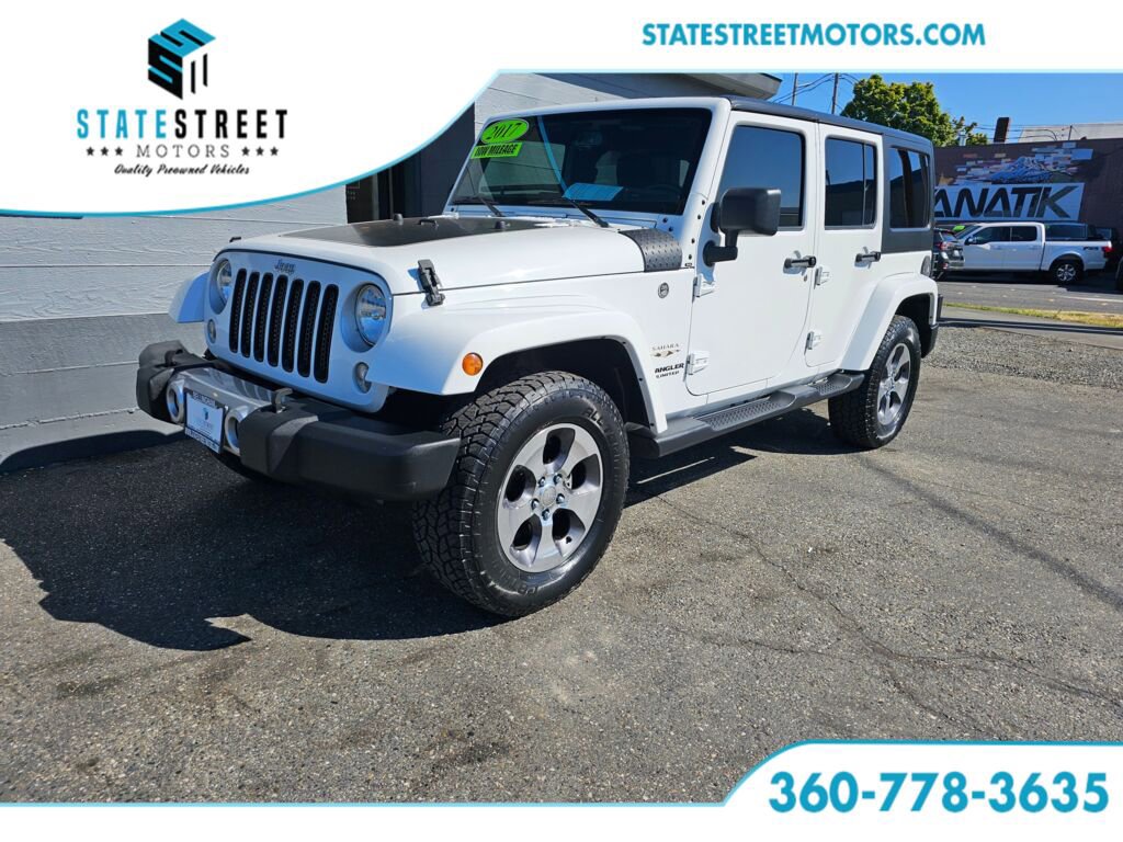 Used 2017 Jeep Wrangler Unlimited Sahara AWD/4WD image 1