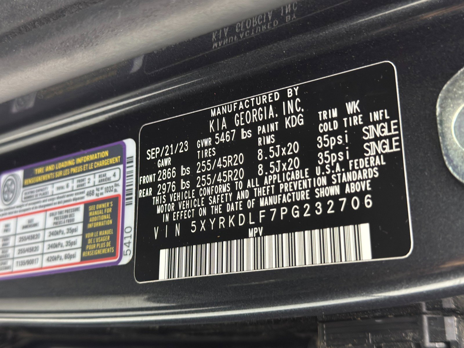 Used 2023 Kia Sorento SX image 44